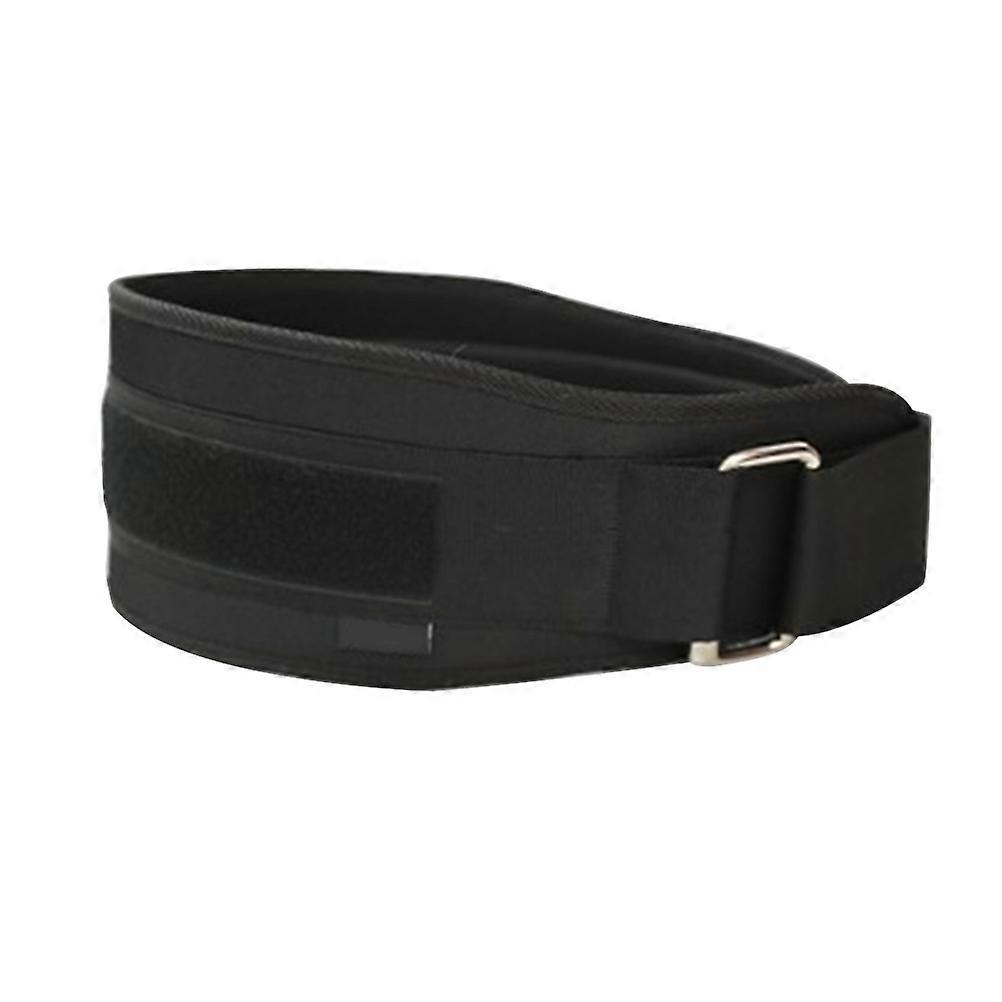 Stomach Wrap Waist Training Belt Back Support Belt Weightlifting Belt For Men Women Lifting Weights Size L (Black)