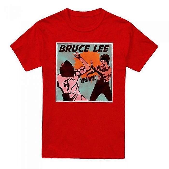 Bruce Lee Unisex Adult Comic Panel T-Shirt