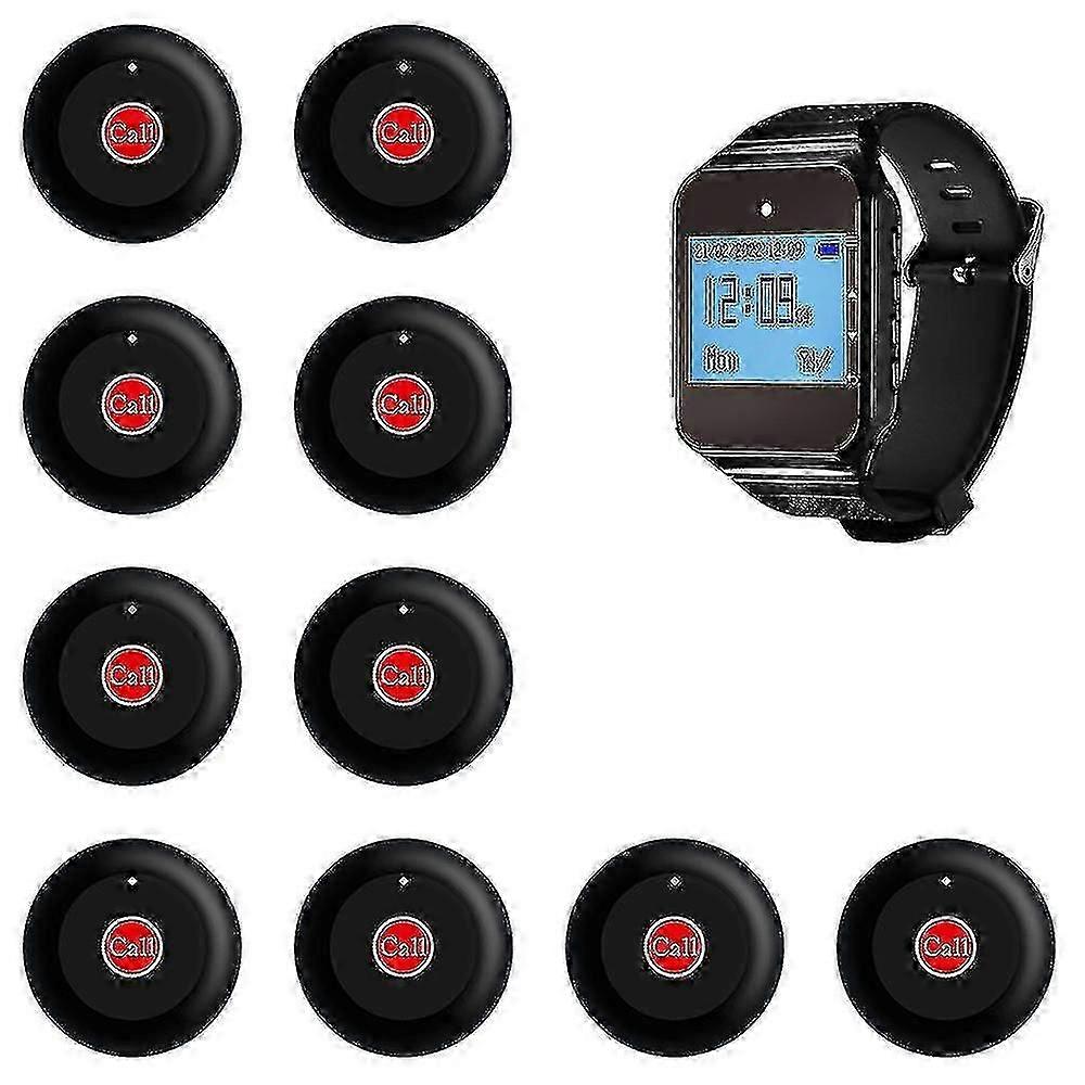Wireless Waiter Calling System with Watch Receiver for Restaurants & Clinics