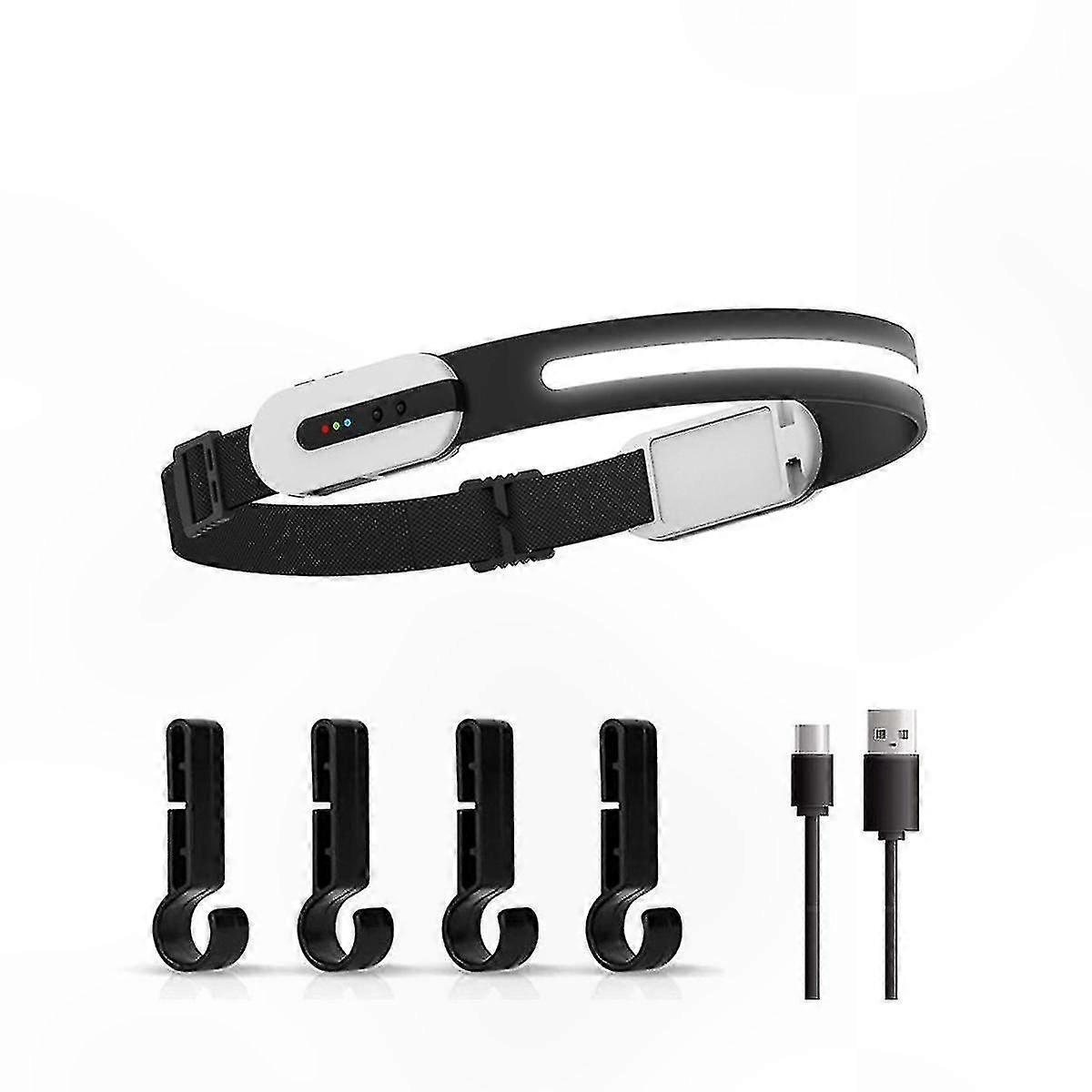 Multi-functional LED Headlamp with Fast Charging and Bluetooth for Outdoor Fishing and Hiking