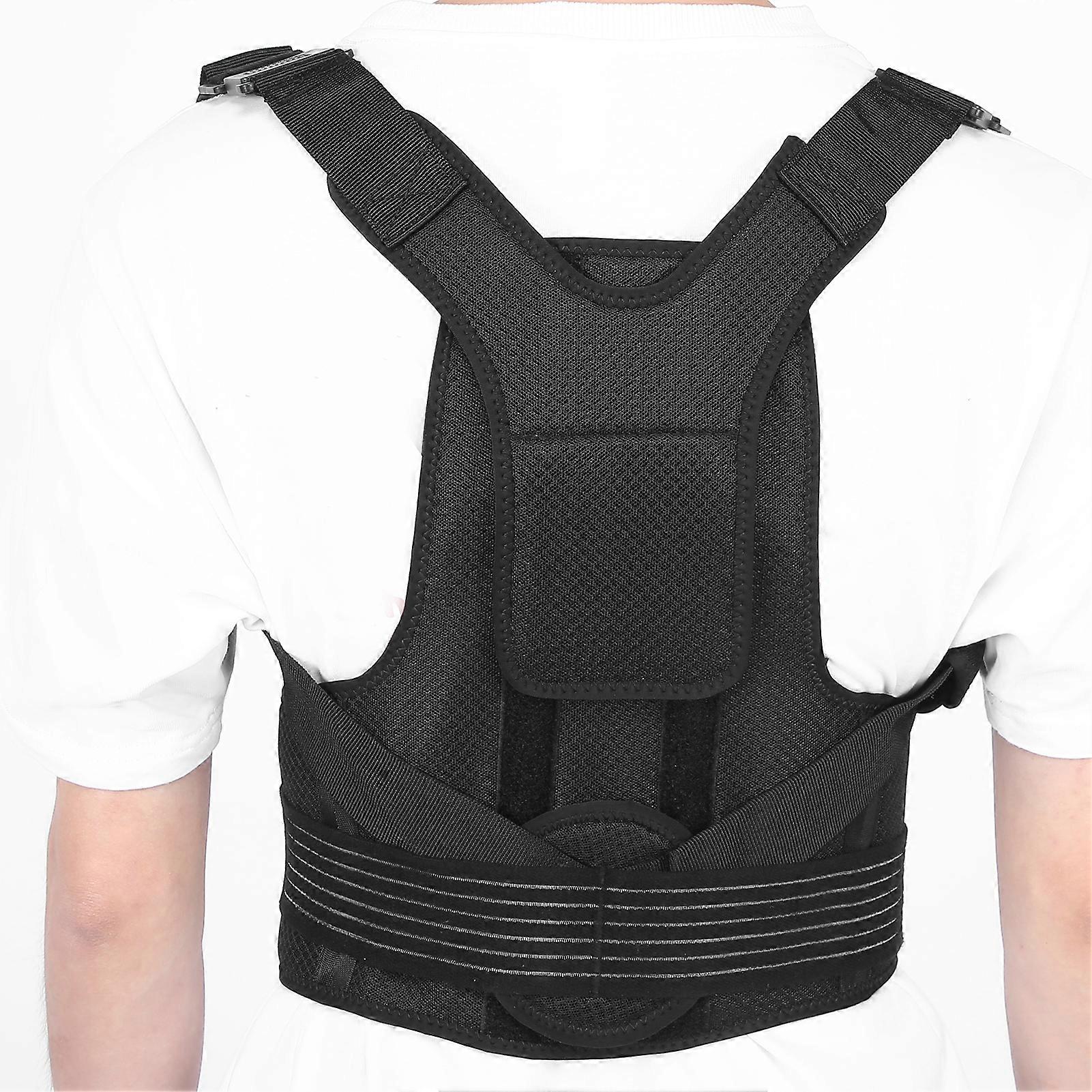 Adjustable Posture Corrector Belt M for Back & Spine Support 22.8-27.6in Waist