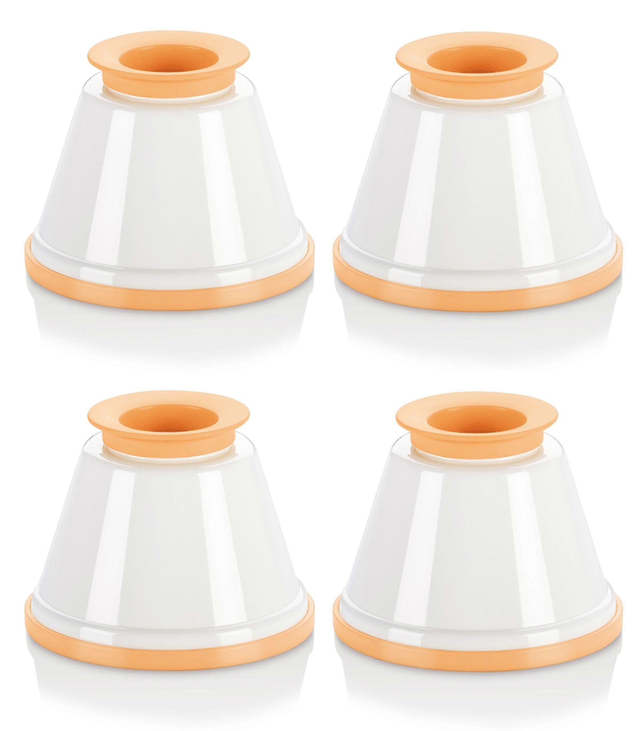 Panna cotta molds with lids, set of 4