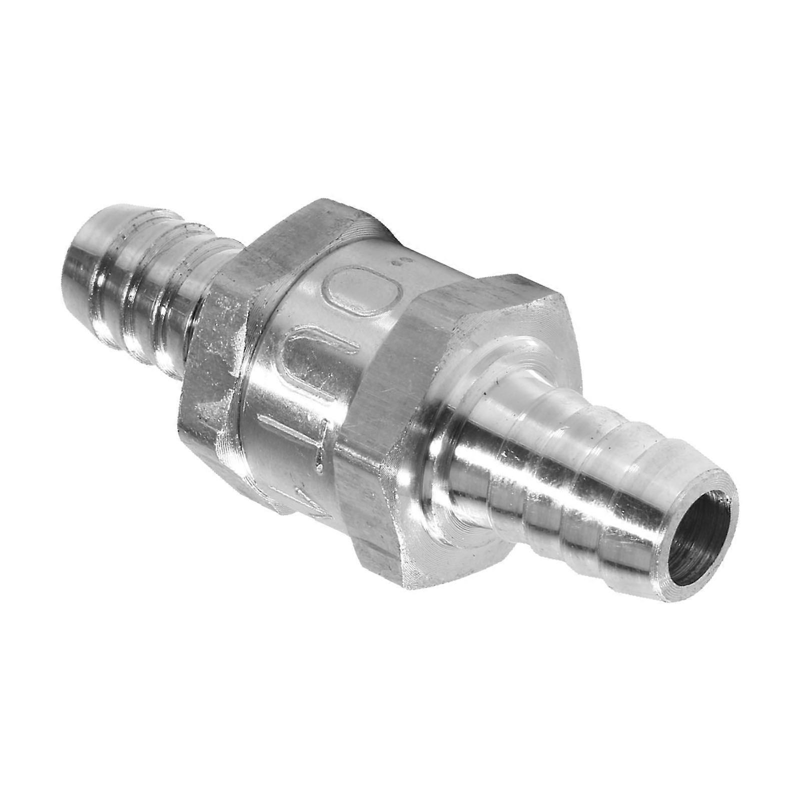 Aluminium Fuel Non Return Check Valve One Way Petrol 6/10/12MM Optional