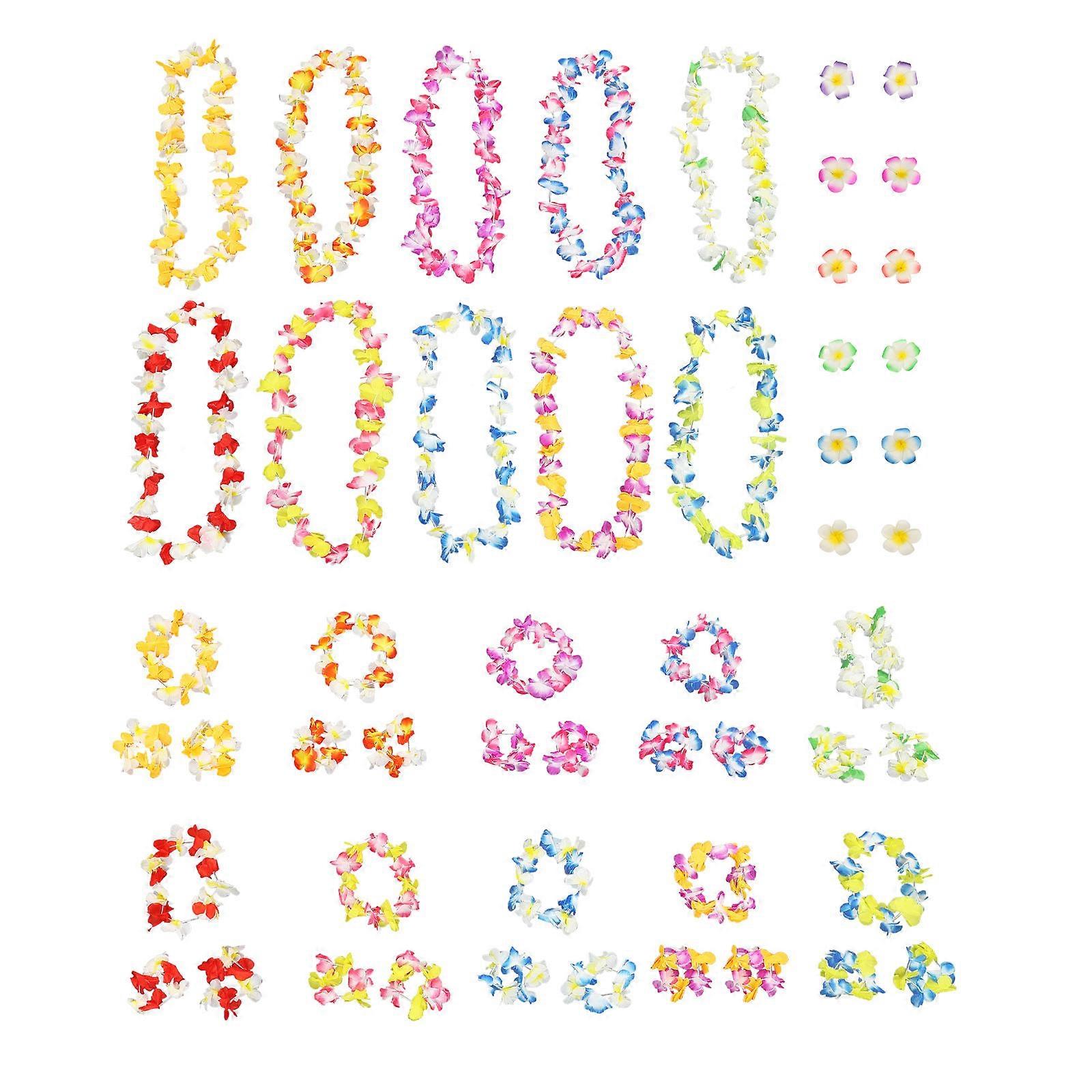 Hawaiian Lei Garlands Hawaii Leis Set Other Events Cloth Material 1Set