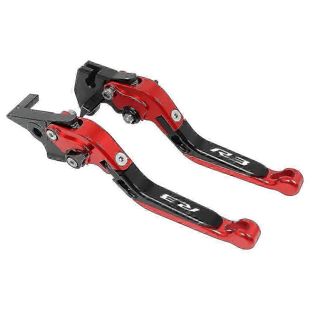 Motorcycle Yzfr3 Folding Brake Clutch Levers Handlebar Grips For Yamaha Yzf R3 2015-2020 Yzf-r3 Handle Lever