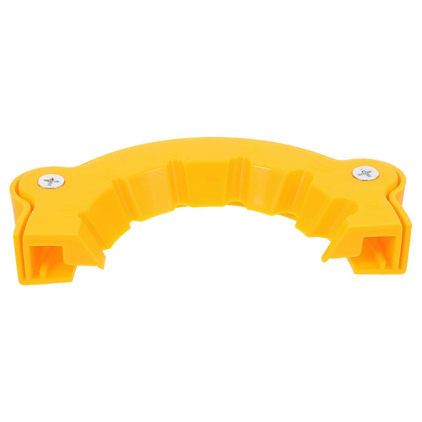 Drill Bit Sharpener Grinding Tool for Drill Bits 4Pcs Yellow ABS Material