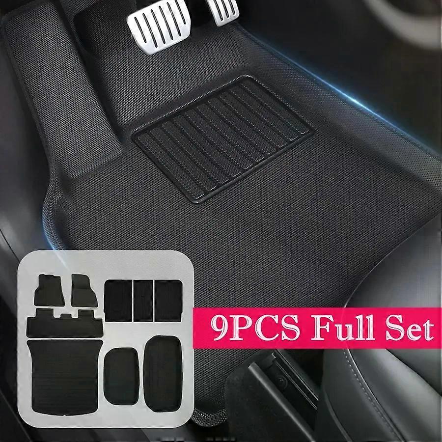 For Tesla Model Y 2020-2025 Juniper 5-Seater RHD LHD Floor Mats XPE Anti-Slip All-Weather Trunk Mats for Model Y Floor Liners