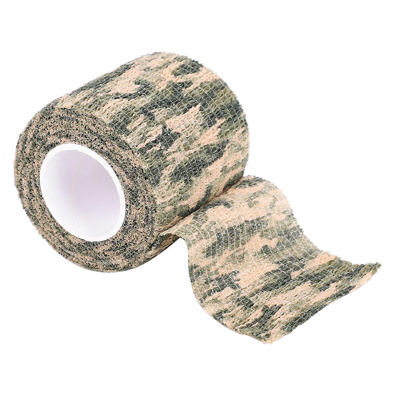 Tactic Self adhesive NOn woven Camouflage Wrap Rifle Gun Hunting Stealth Tape Grass Camouflage
