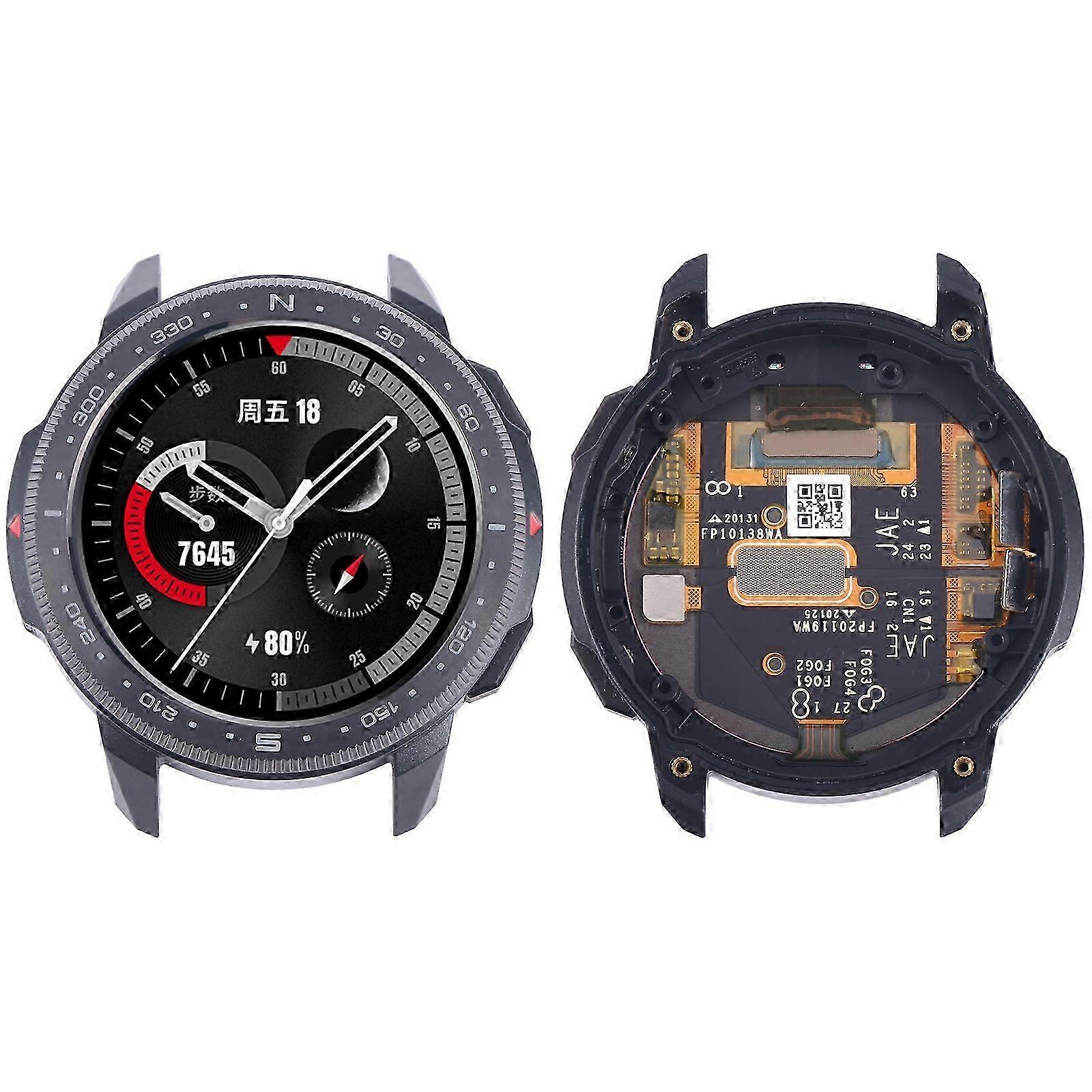 Pour Honor Watch GS Pro COMPATIBLE Écran LCD et numériseur Assemblage complet avec cadre 2025