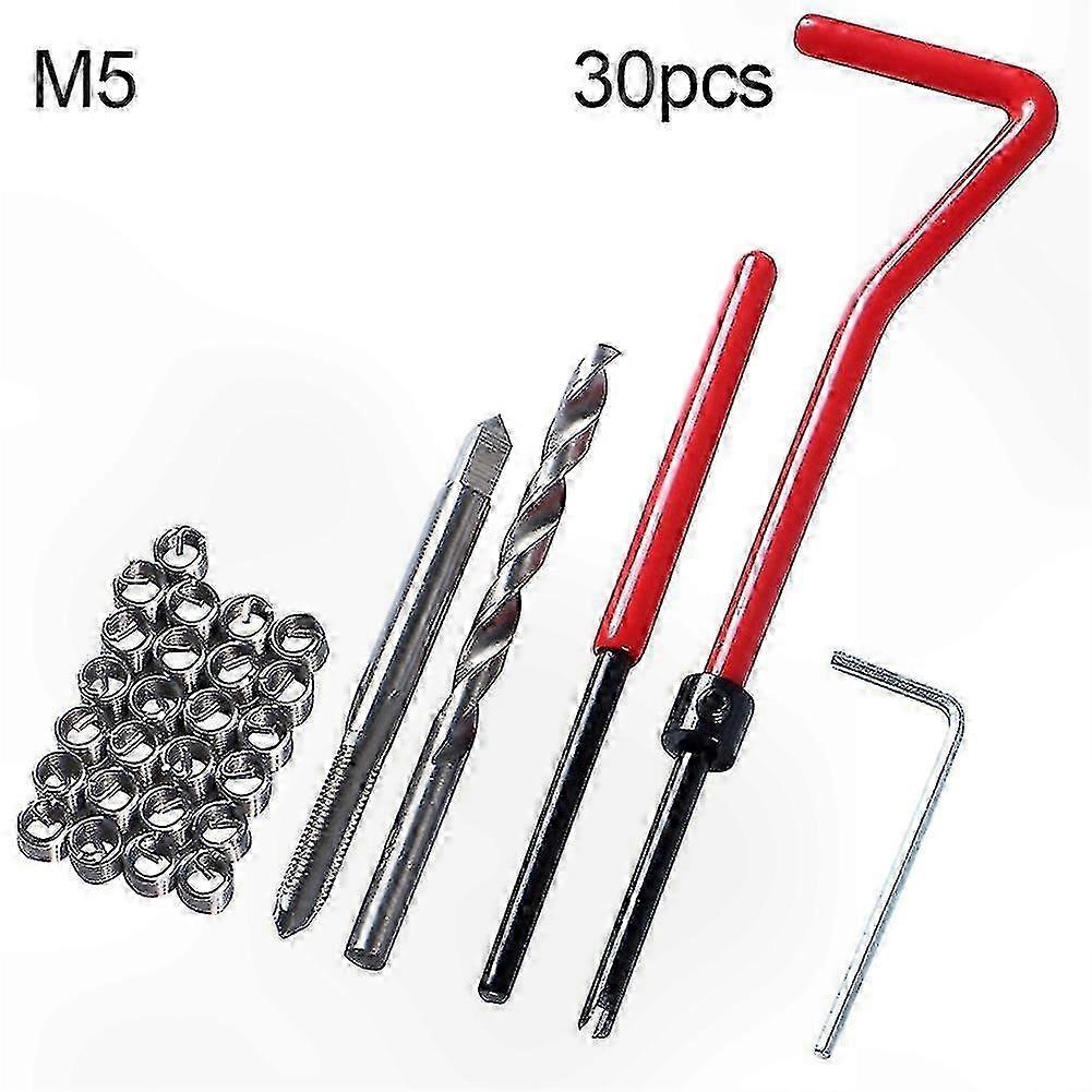 Metric Thread Repair Kit with 30 Drill Bits for M5 M6 M8 Applications