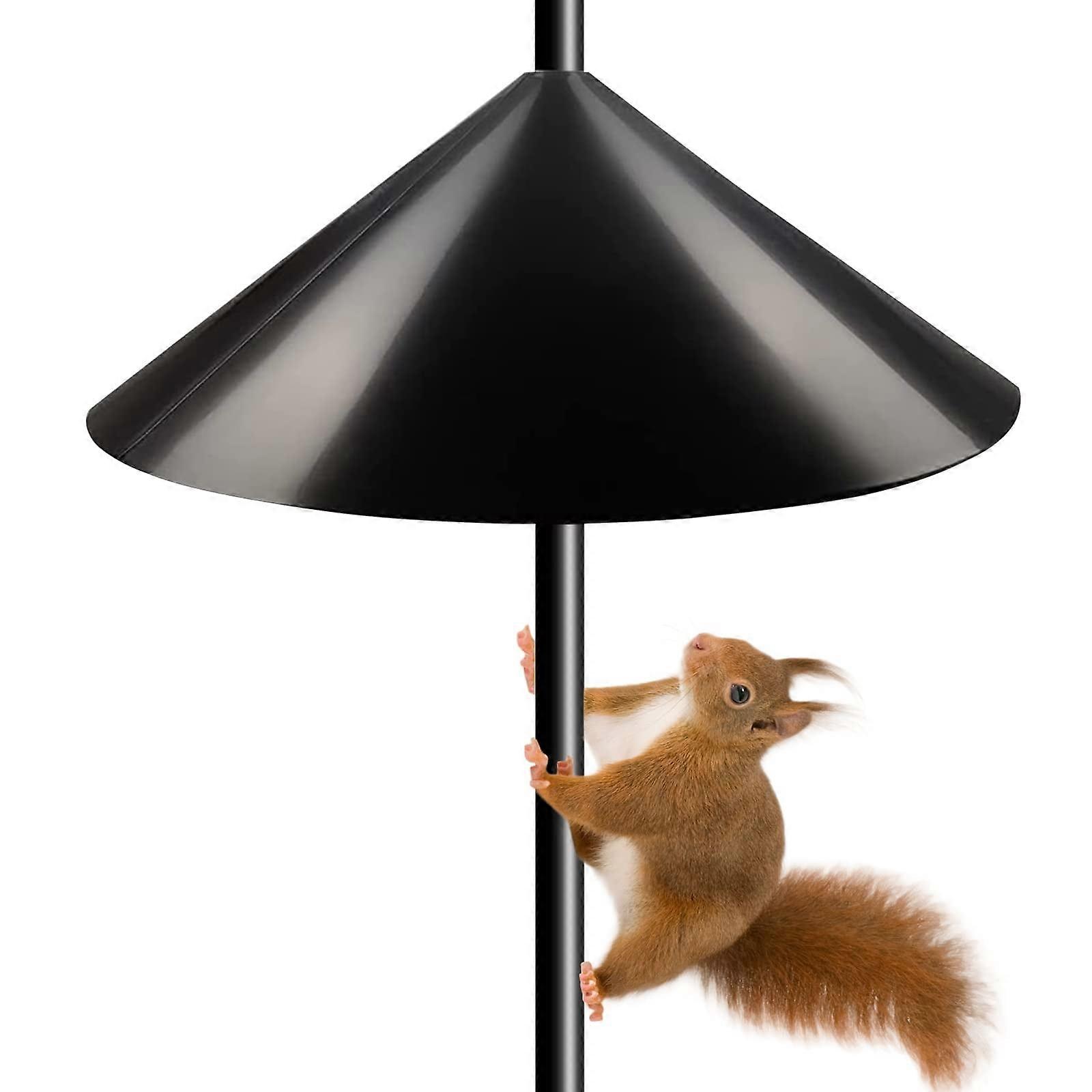 Squirrel Proof Baffle 18inch, Compatible with Bird Feeders & Pole Mounts, Protect from Squirrels, Raccoons, Rodents