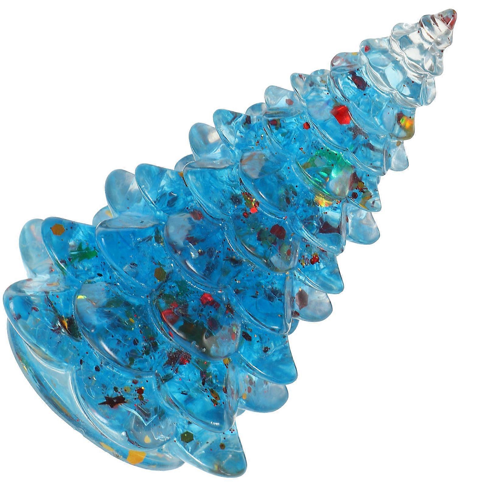 Epoxy Christmas Tree Creative Xmas Tree Ornament for Decoration 3Pcs