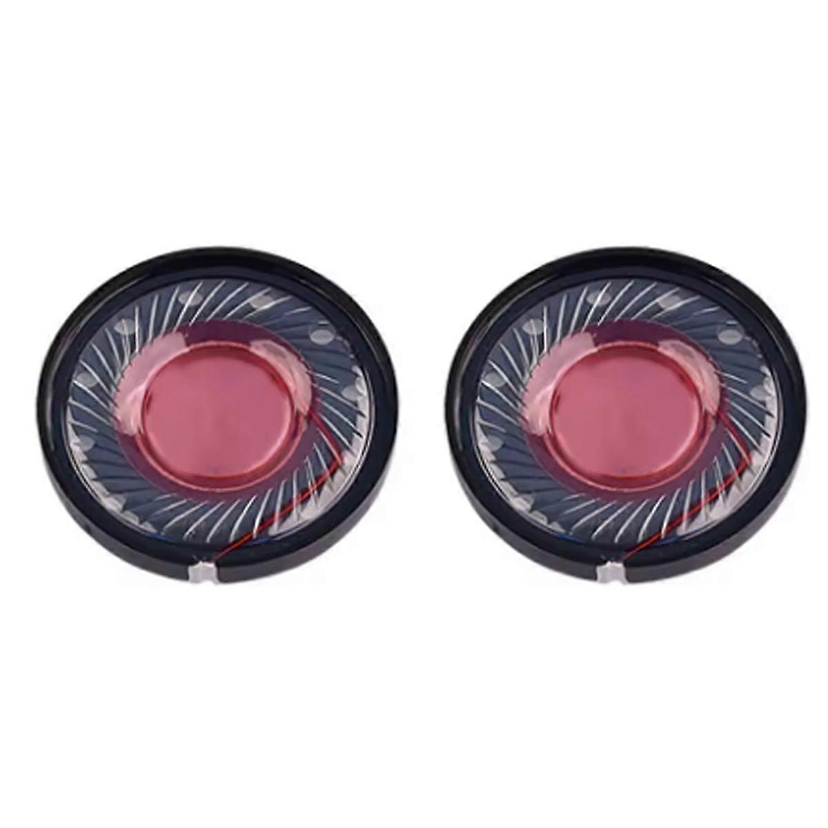 1 Pair Headphone Units 40MM Driver Edge PET, Bluetooth Headset DIY Unit, Noise Reduction, Composite