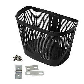 Bicycle Front Basket Large Cargo Rack for Outdoor Grocery Shopping Men Women Brown