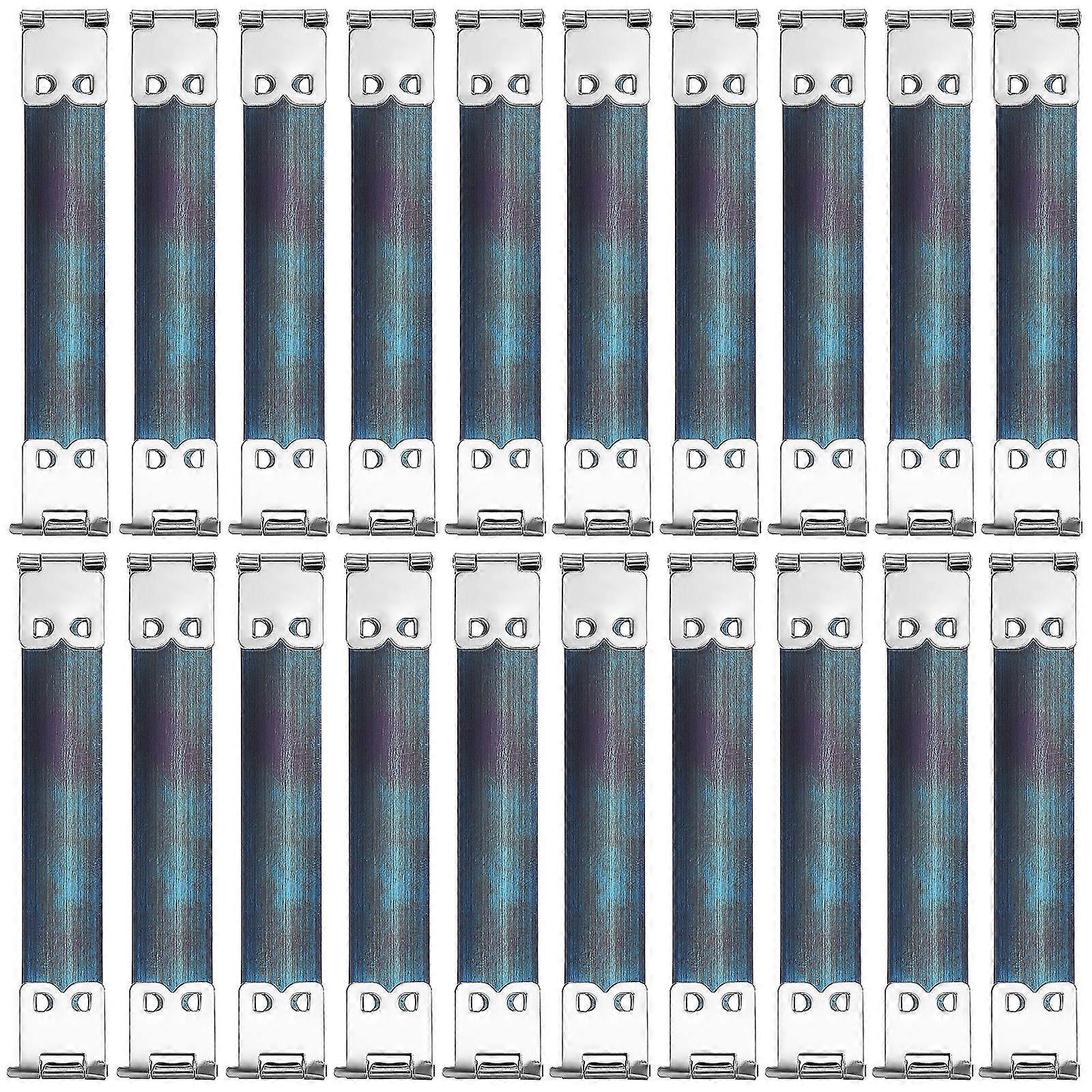 Bag Making Supplies Hardware Purse Frame Hinges Spring Clips Metal Simple Structure For Craft Projects 20Pcs