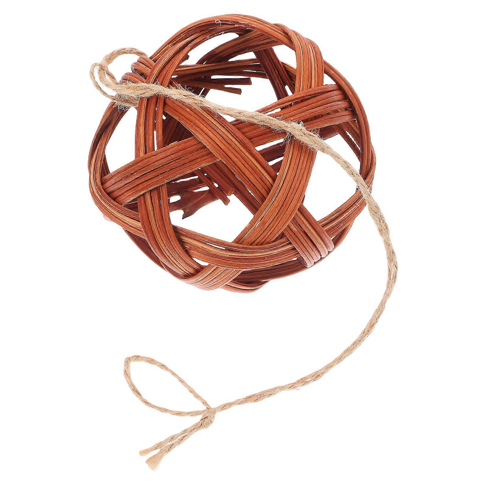 Bunny Chew Grass Balls Chew Toy for Small Animals Promotes Natural Chewing Behavior Made from Woven Grass 1Pack