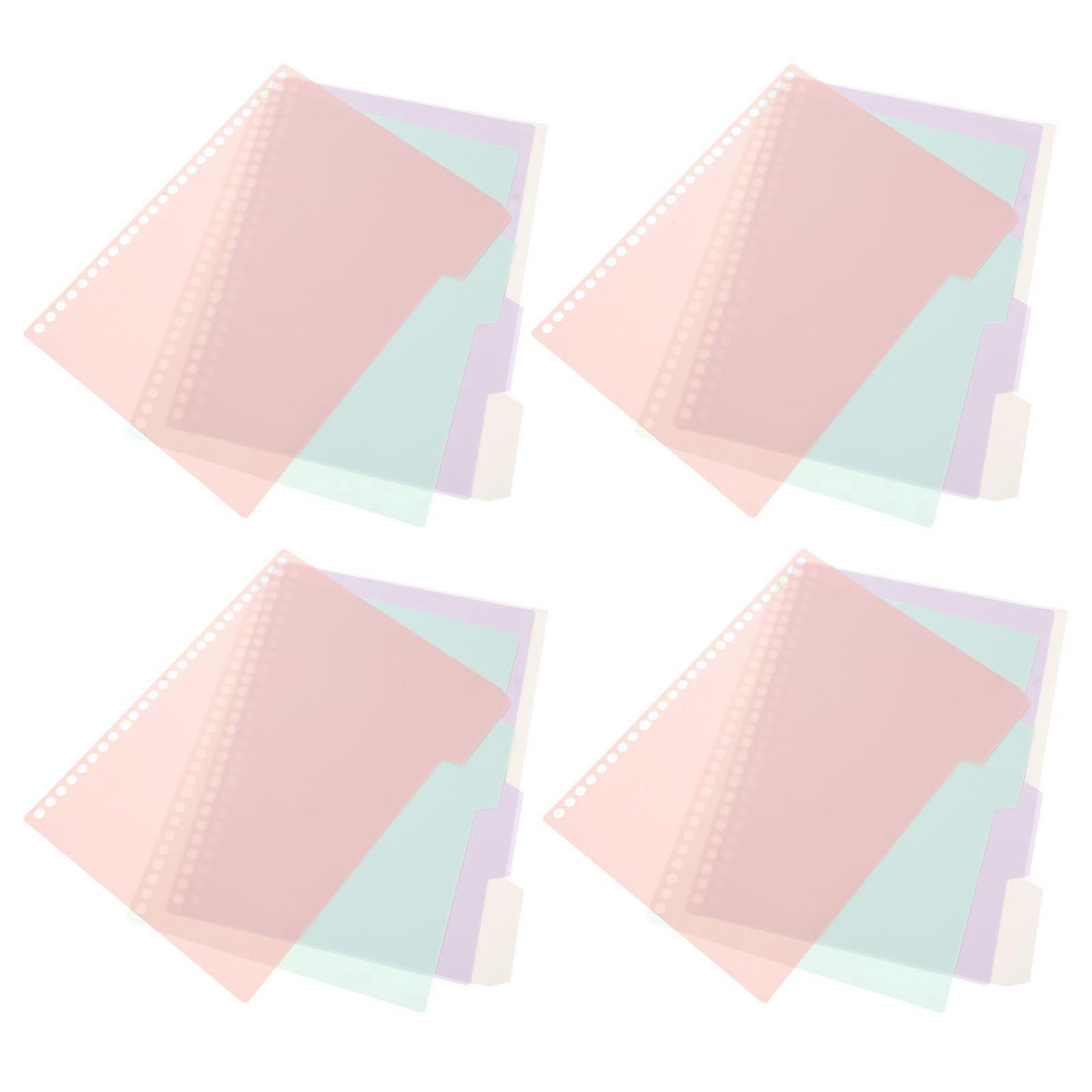 Pocket Spiral Notepad Coil Design Notebooks With Tabs Professionals Classroom Office Categorization Management 1Set