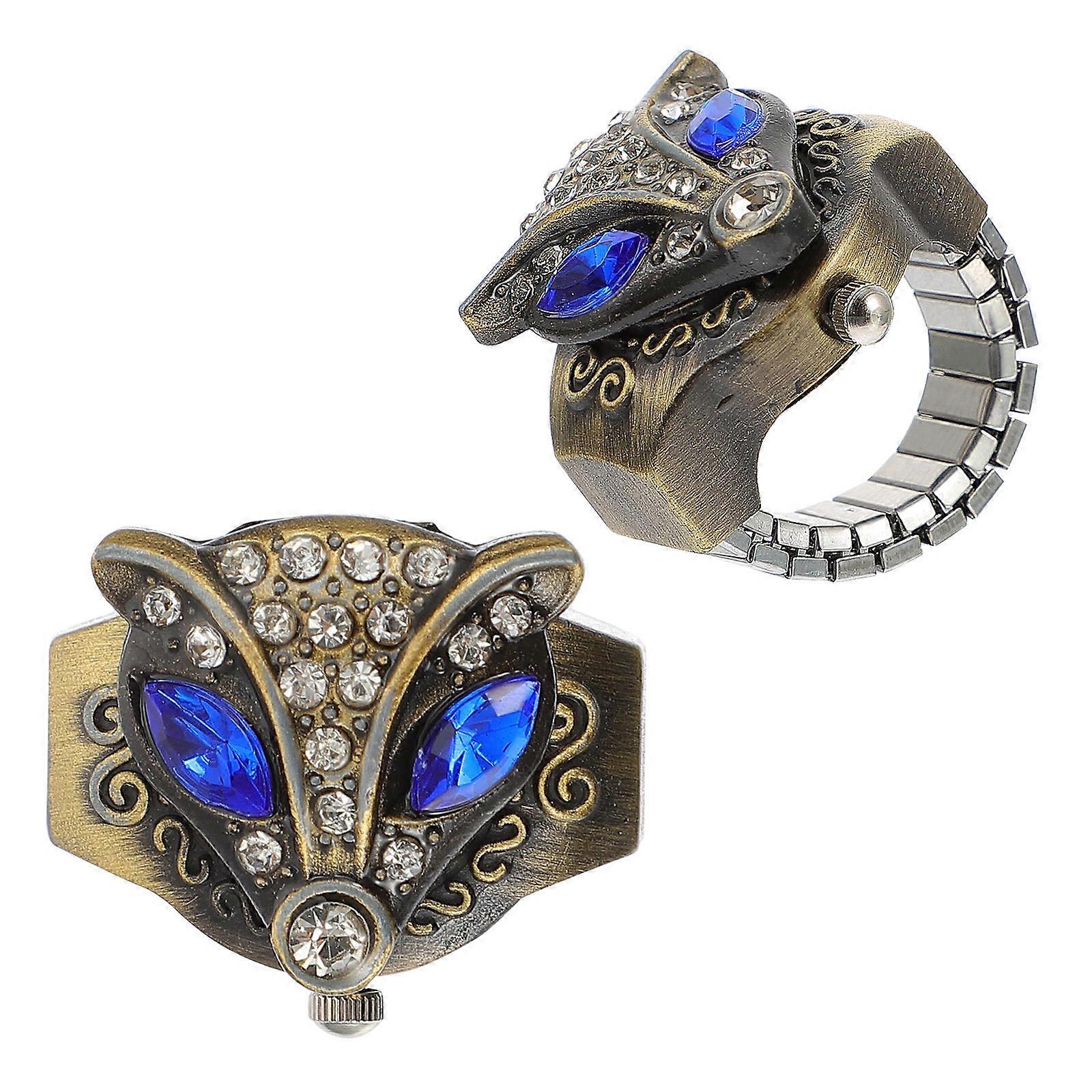 Creative Ring Watch Casual Event Accessory 3.00X3.00X2.00CM 2Pack