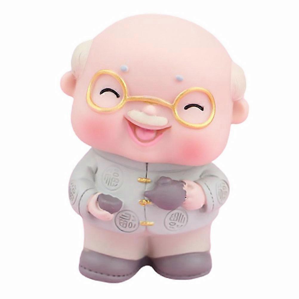 Doll Ornament PVC Craft for Cake Decoration 3Pcs Table Ornaments