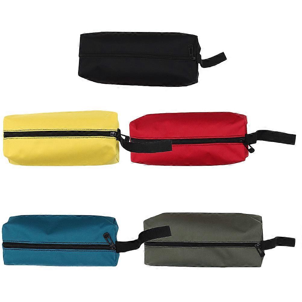 Oxford Cloth Tool Pouch for Storage Use 15Pcs Multi-Purpose Zipper Bags