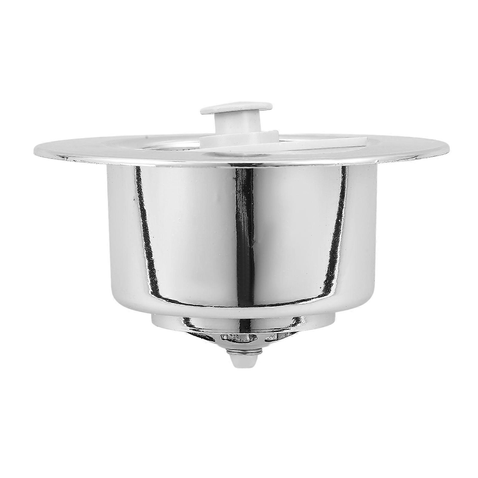 Thickened Sink Strainer 2Pcs Metal Household Garbage Strainer