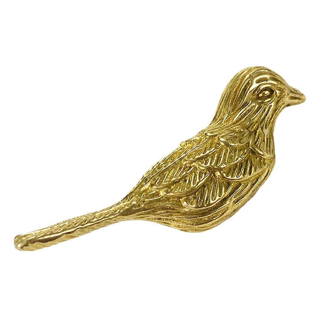 Drawer Knobs Bird Cabinet Knob for Decor 5Pcs Golden Decorative Pulls