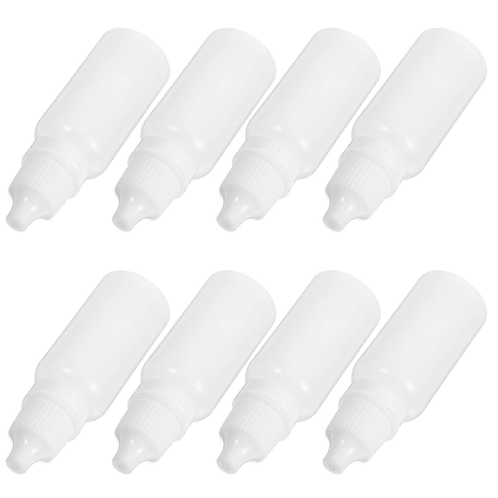 Transparent Dropper Bottles for Eye Liquid Dispensing 24Pcs Durable Plastic Bottles