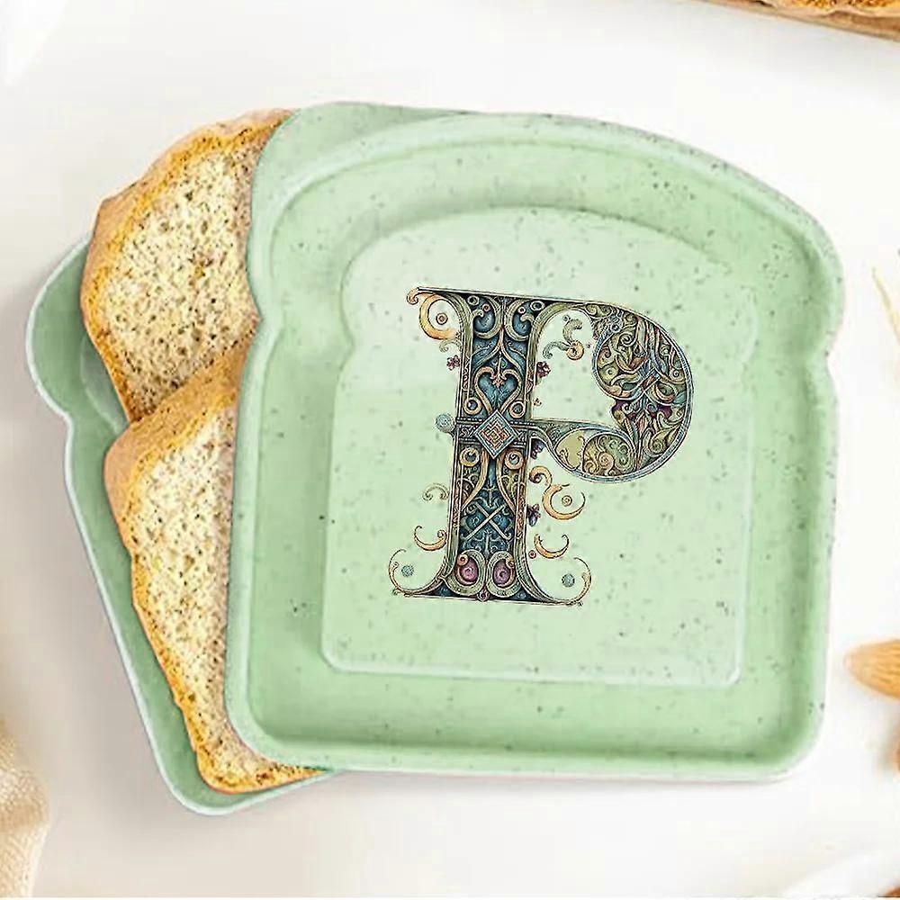 DEKAXID Customizable Toast Keeper With Lid - Fresh Bread Storage Box 26 Letters Available