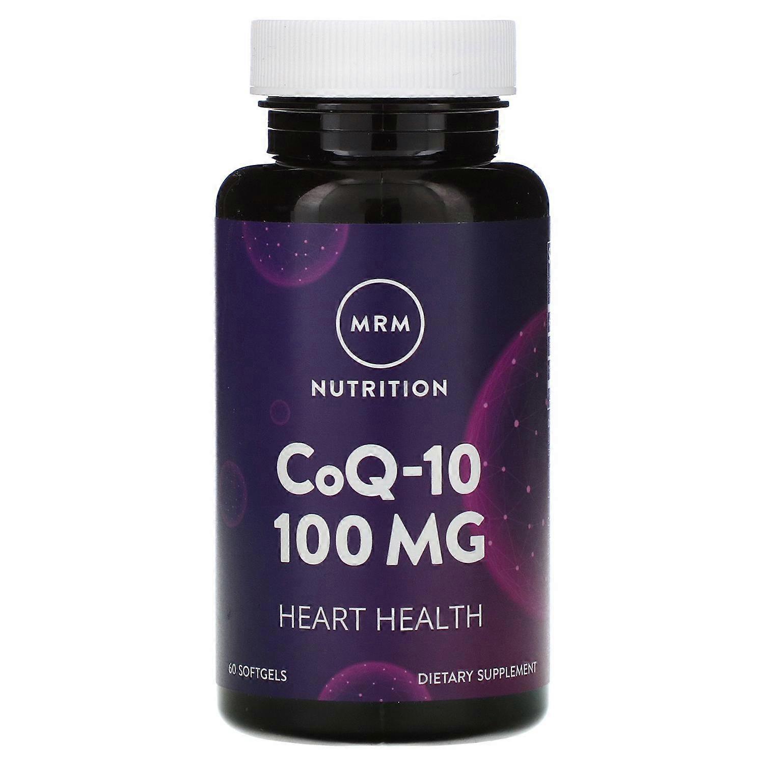 MRM, التغذية, CoQ-10, 100 ملغ, 60 سوفتجيلس