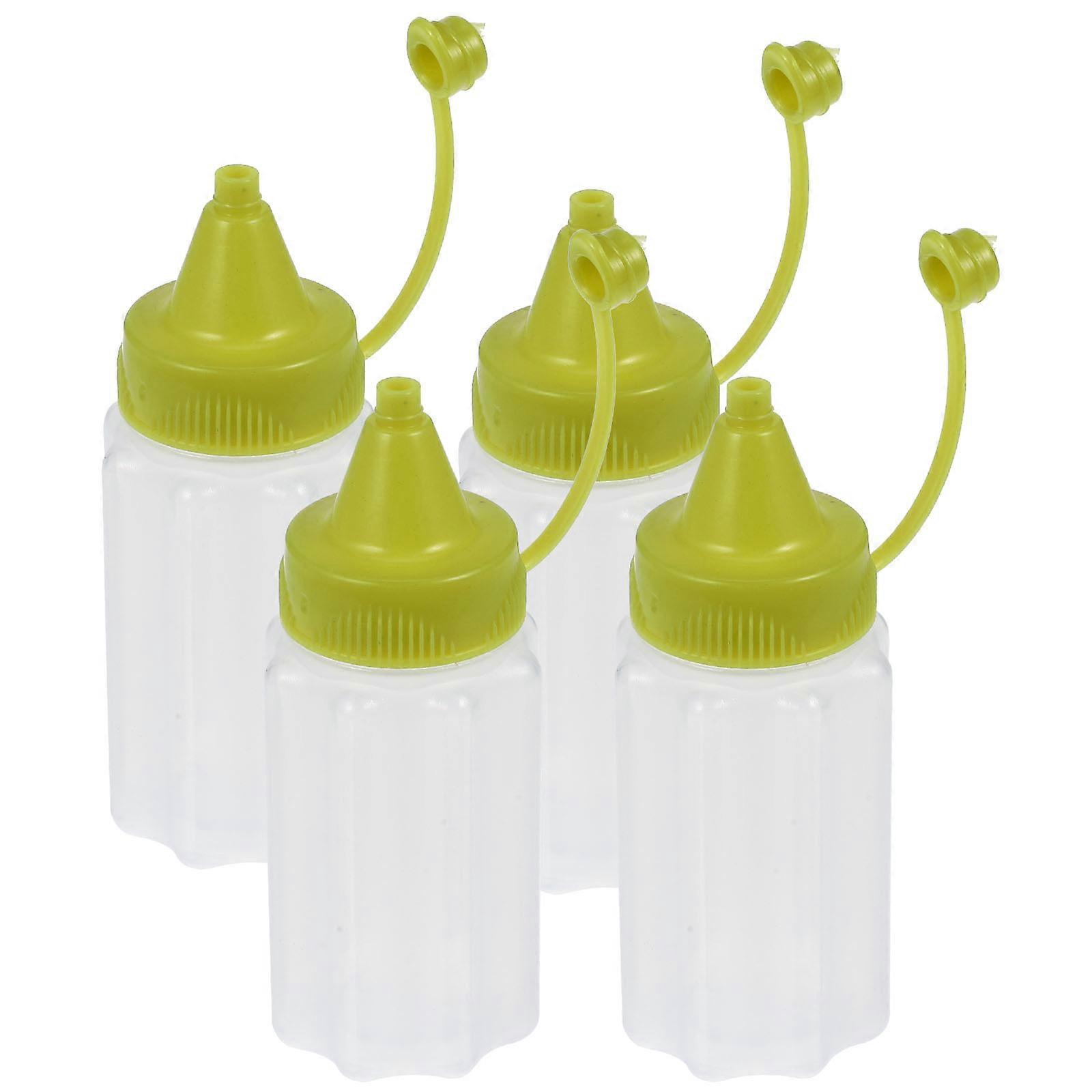 Ketchup Bottles Squeeze Sauce Bottle for Storage Use 20Pcs Green