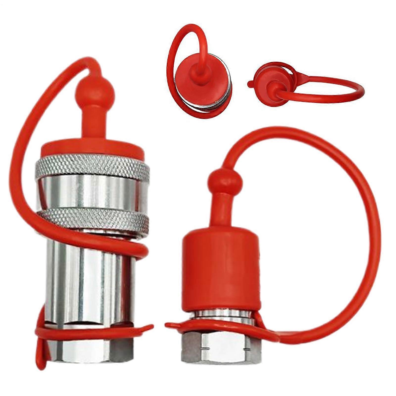 Hydraulic Quick Couplings Dust Cover QuickConnect Fittings For Strength Fluid Systems | For Projects, Construction