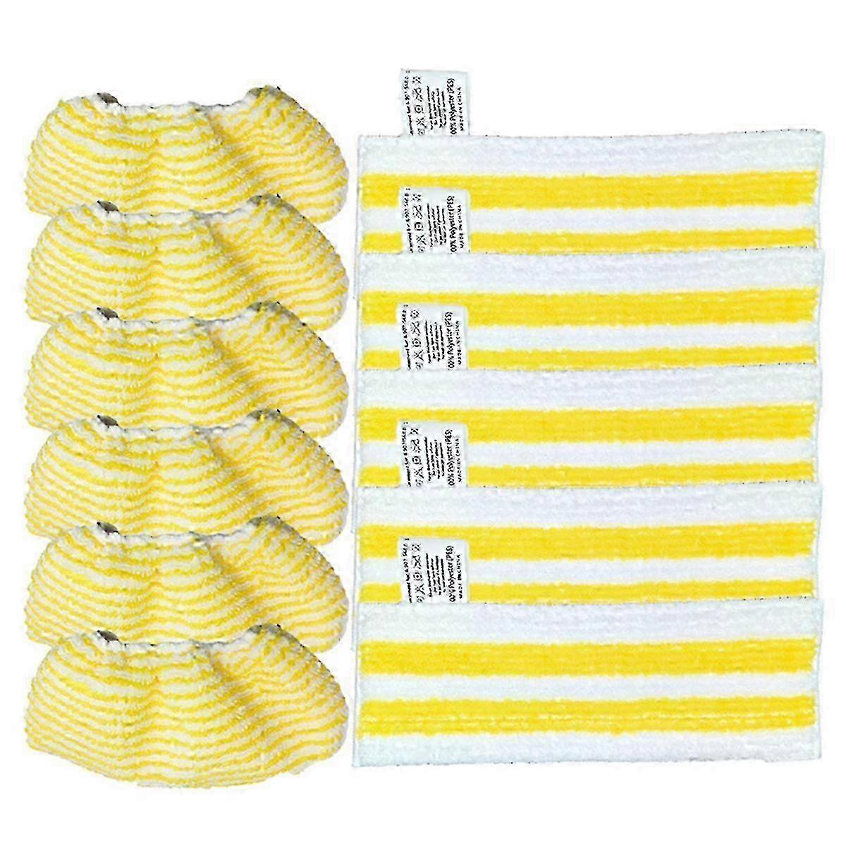 11PCS Microfiber Steam Mop Cloths Cover for Easyfix Handheld Vacuum Cleaner Parts SC2 SC3 SC4 SC5 Mo Edition