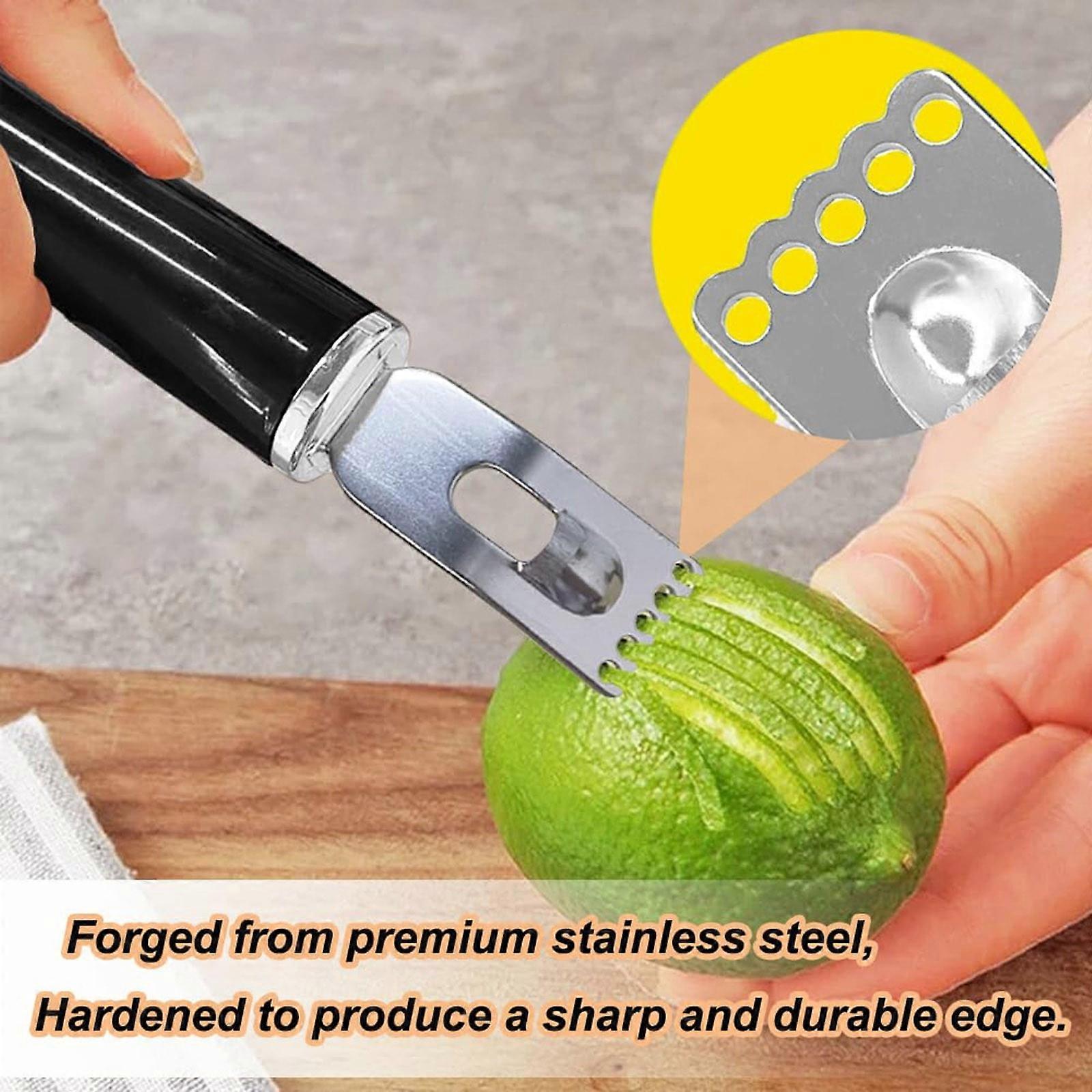 Peeler Garnish Ultra compatible with Sharp Rind Peeler Bakeware Set Kitchen Tools Set