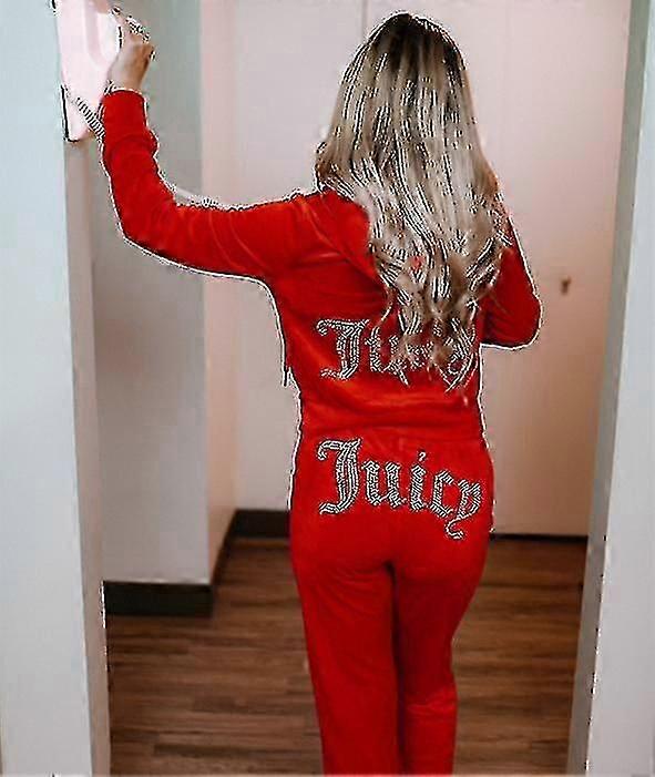 Conjunto de chándal de 2 piezas para mujer, talla 25-26