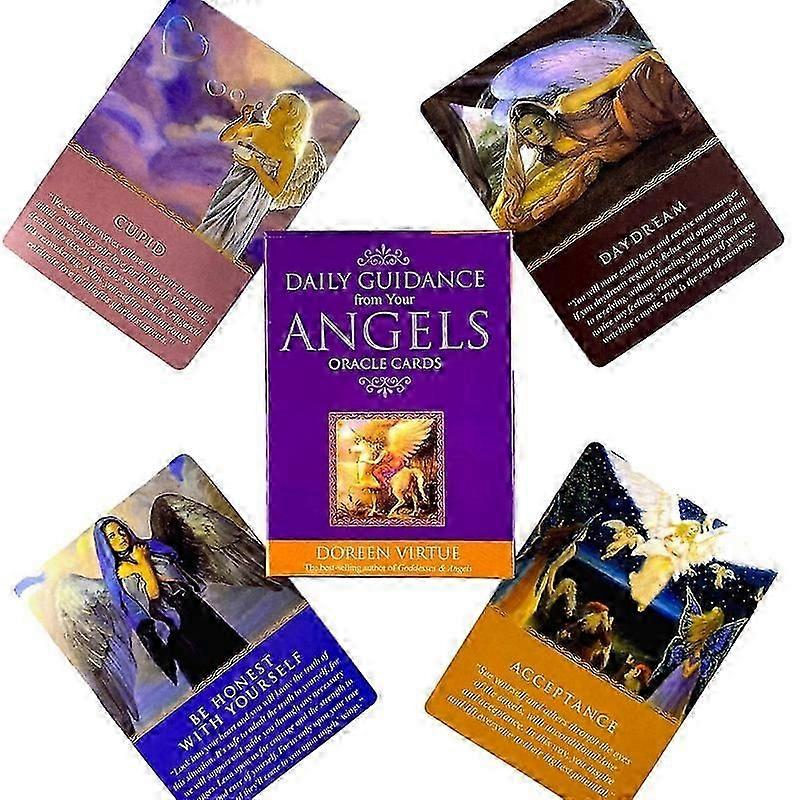 Magical Unicorn Oracle Cards Leisure Party Table Game High Quality Fortune-telling Prophecy Tarot Deck With PDF Guidebook