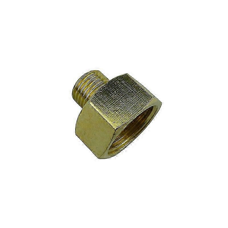 Copper Propane Gas Fitting (3/8" F to 1/4" M) – Left-Hand Thread Adapter