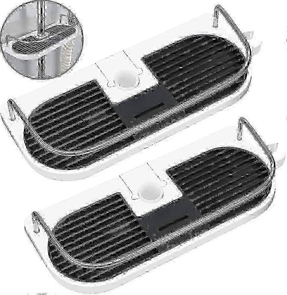 2Pcs No Drill Shower Shelf for Shower Rod