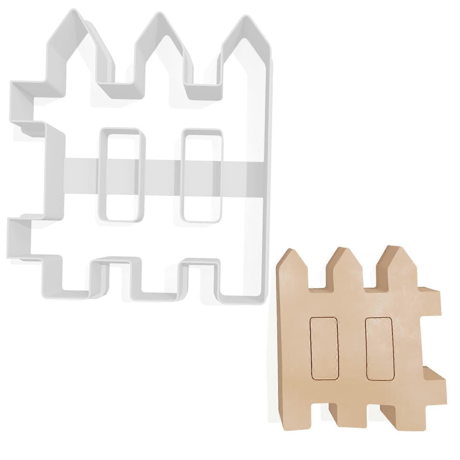 Fence Farm Cookie Cutter, 3 Sizes 8.5 Cm, Farm Theme, Multi Size Baking Tool For Cookies