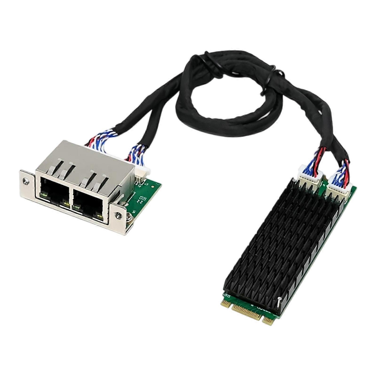 Professional Two Port Gigabit Networking Interfaces Card Featuring Redundant Backups M.2 B+M Key Installation Multicolor