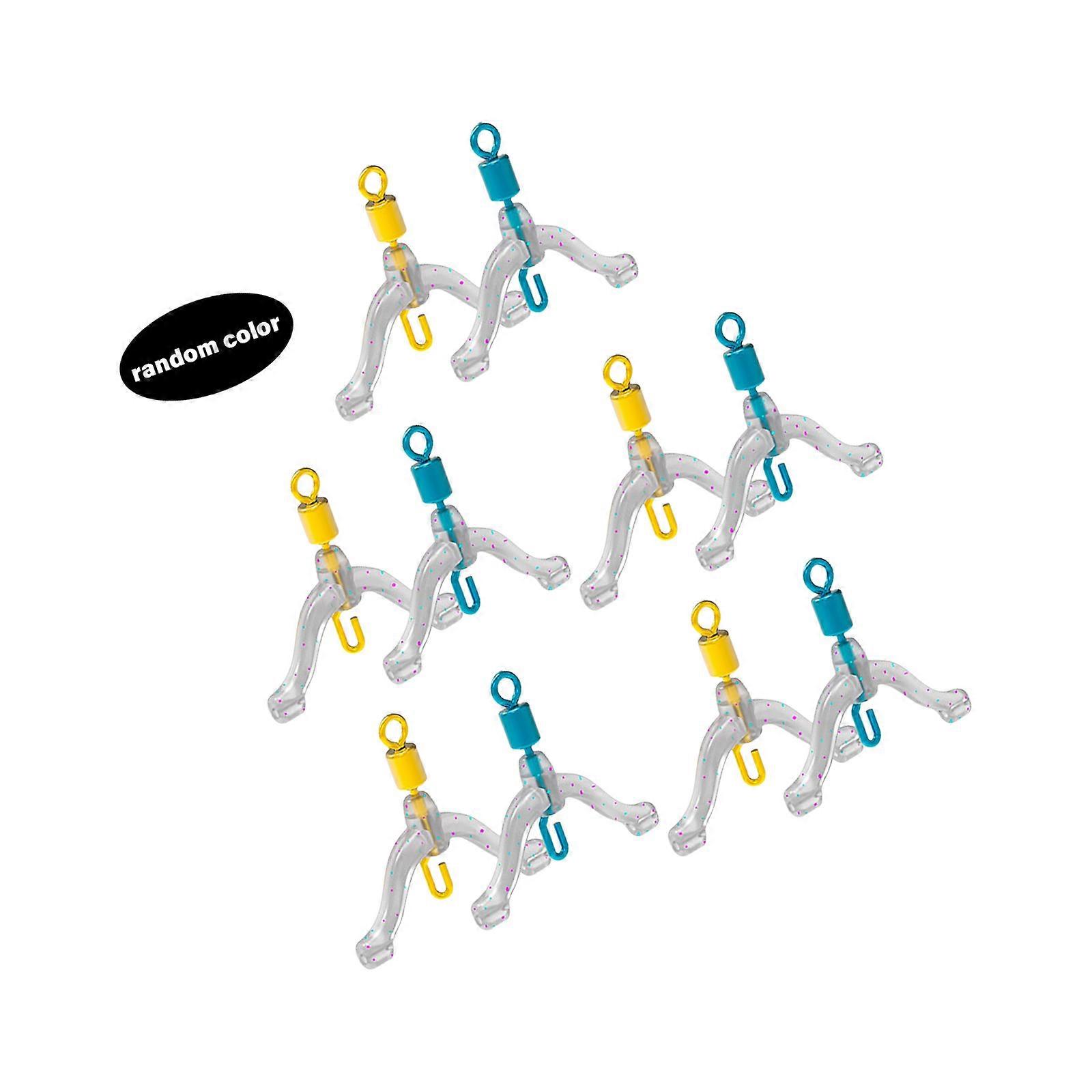 Anti Entanglements Fishing Accessory Fishing Line Space Bifurcation Swivels for Double Hook Subline Splitter Tying Tool  small