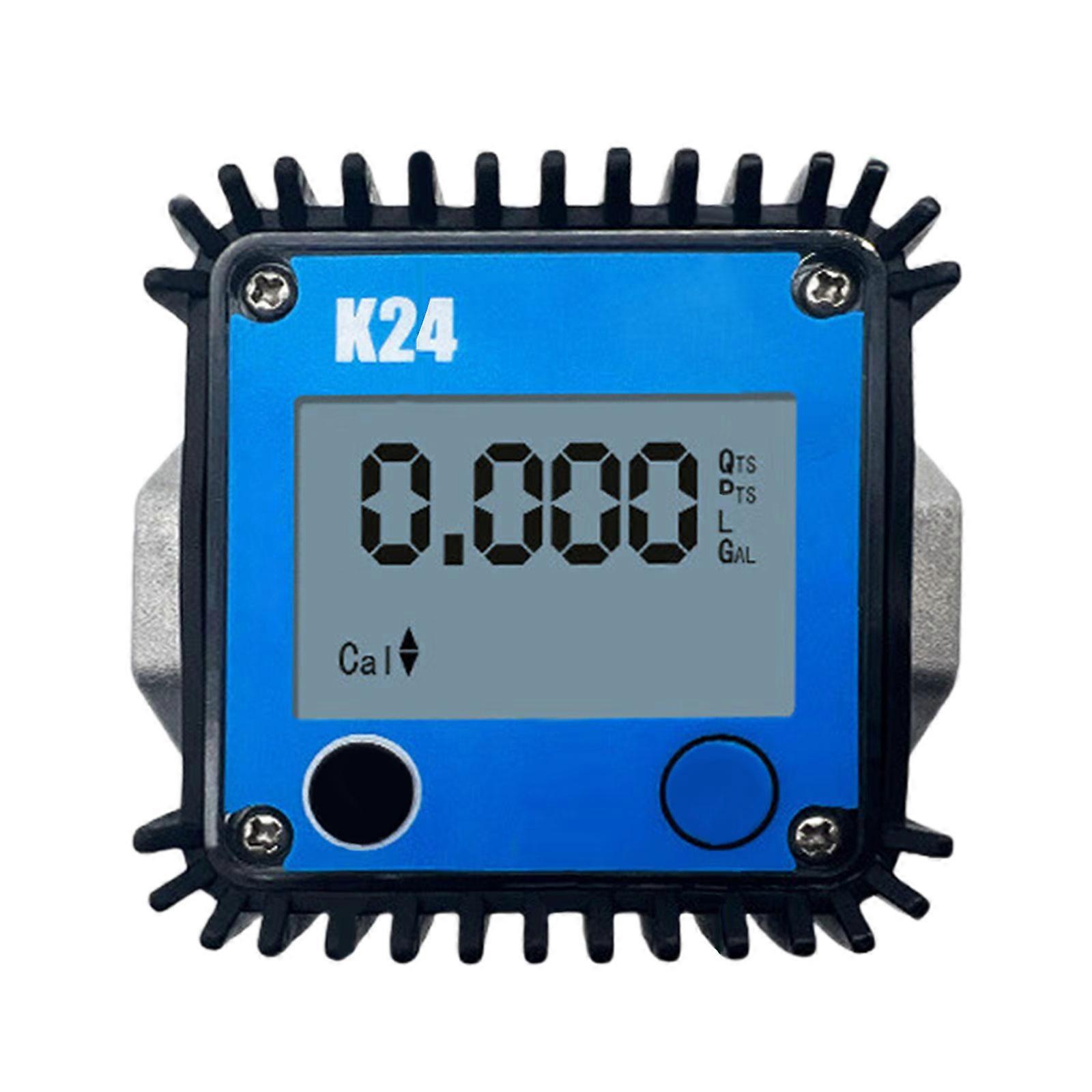 Easy To Read 1inch Electronic Flow Meter K24 For Efficient Liquid Flow Management In Various Sectors Liquid Measurement Multicolor