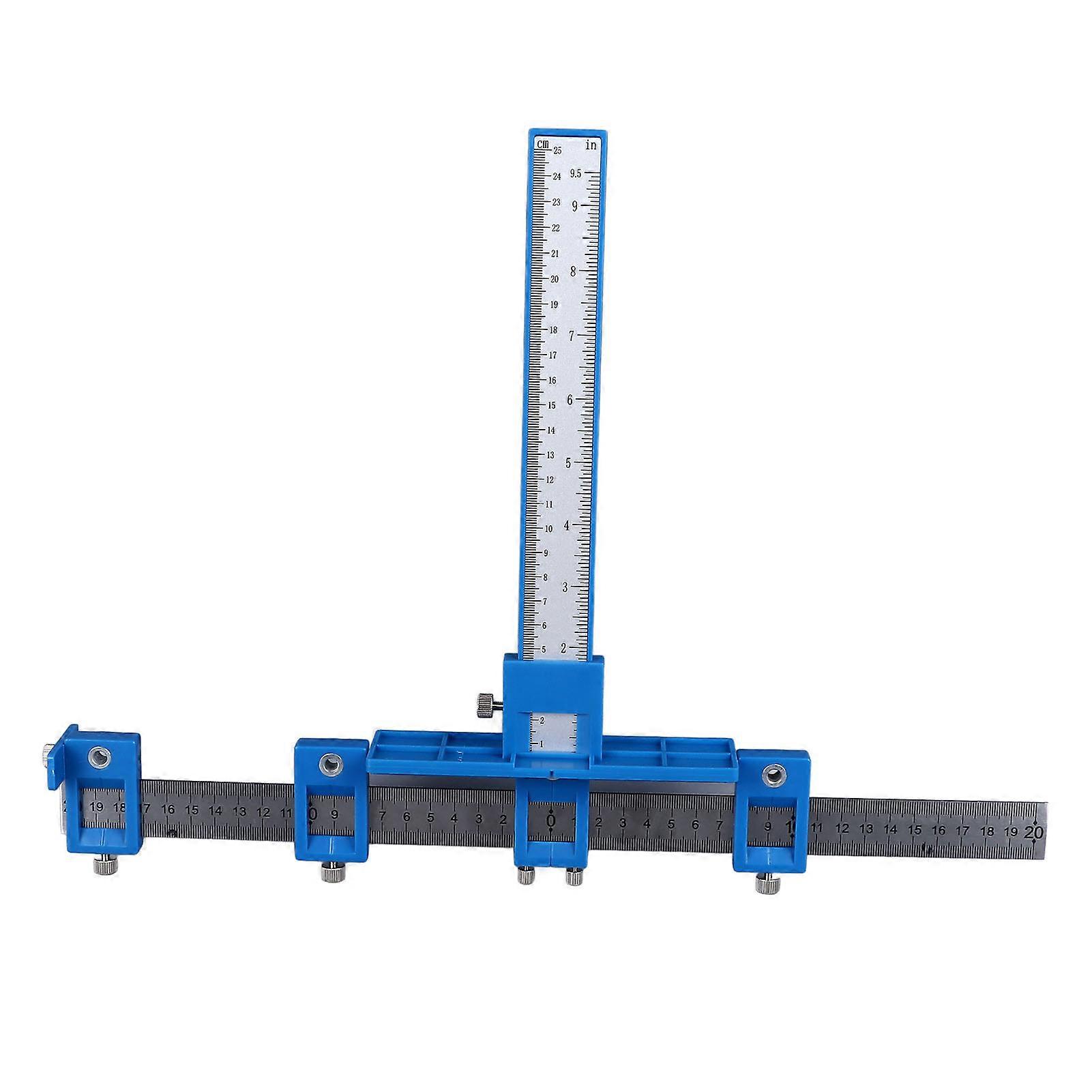 Punch Locator Drill Guide Accurate Multifunctional Aluminum Alloy Cabinet Hardware Jig Tool