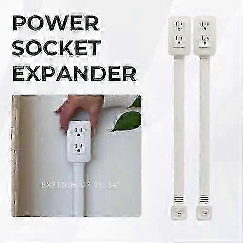 z Electrical Extends 22"-34" Rotates Power Outlet Extender