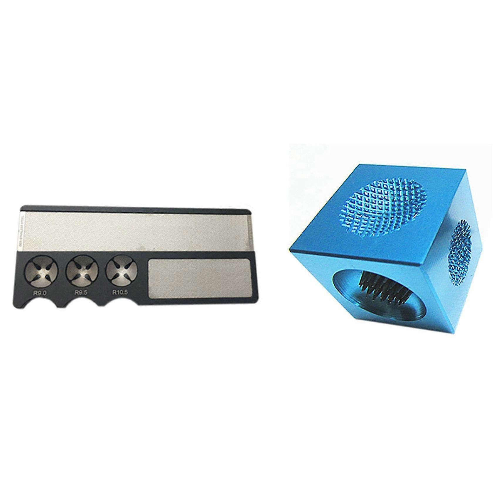 2pc Billiard Pool Cue Tip Shaper Metal Snooker Pool Cue Tip Shaper Repair Tool Billiards Accessory