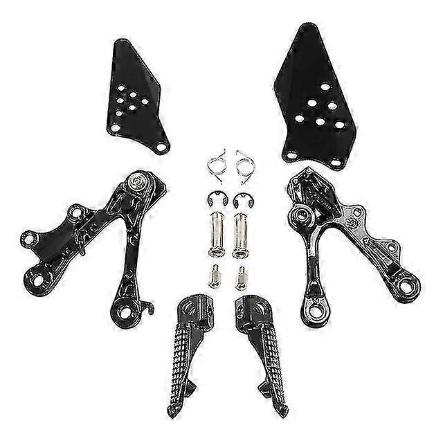 Motorcycle Front Rider Footrest Foot Pegs Bracket Set For Kawasaki Ninja Zx6r 20092023 Zx636 20132023 2022 2021 2020