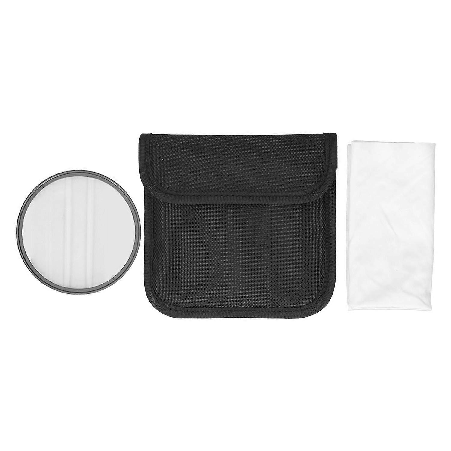 Double Half Moon Prism Special Effect Filter Camera Center Field Separation Diopter Filter Photograp