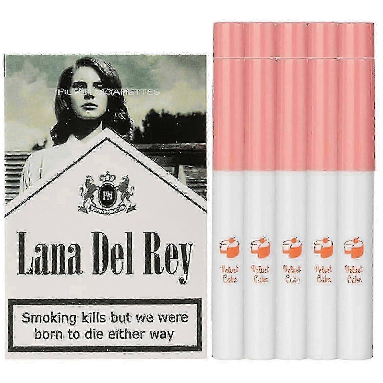 Lana Del Rey Cigarette Gloss 10 Lip Gloss, Cigarette Set In A Box
