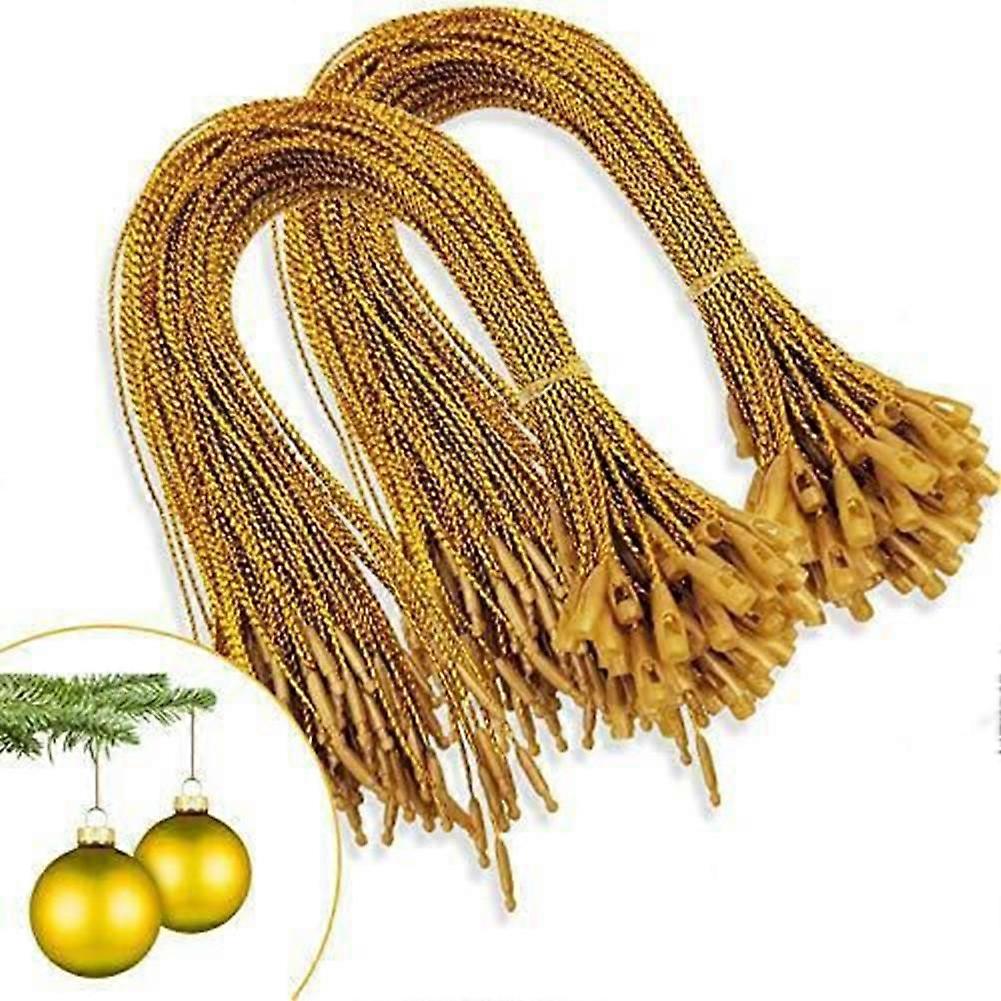 Practical Pack of 100 For Christmas Ball Hanging Strings for Quick Decorations