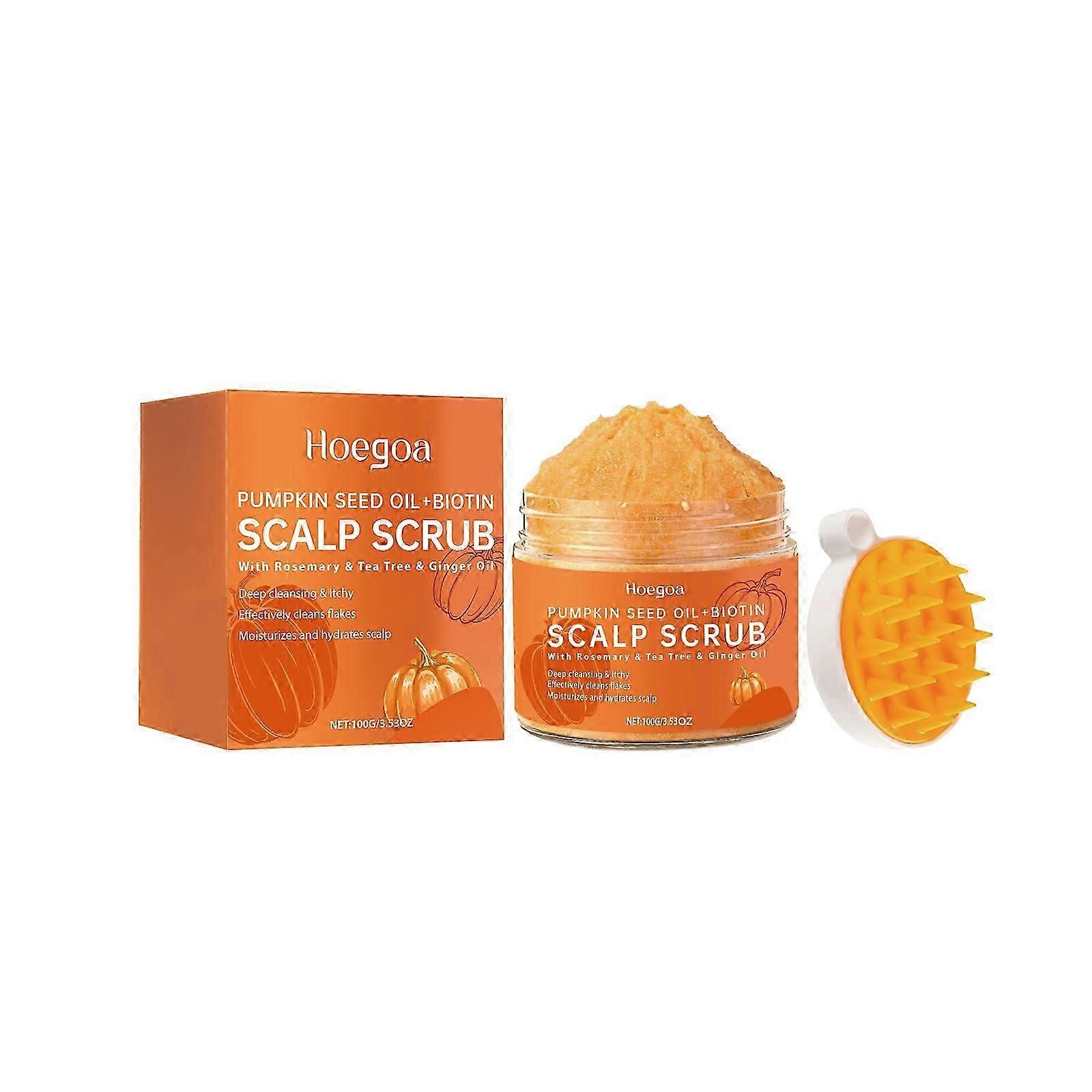 Hoegoa Scalp Nourishing Scrub Gently Exfoliates And Cares For The Scalp, Making It Smooth, Moisturizing And Refreshing