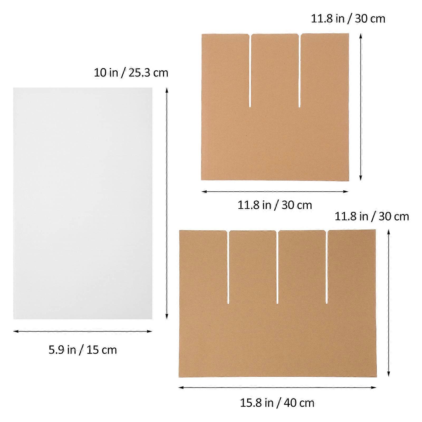 Packaging Materials Cardboard Dividers for Boxes for Dividing 1Set with Foam Inserts